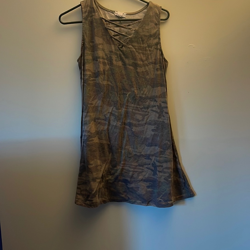 camo dress